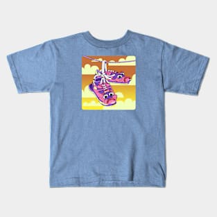 Hanging Shoes Kids T-Shirt